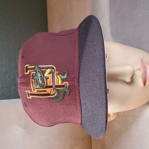 Vintage Era 5950 University of Florida Gators Fitted Hat Pro Model Wool Size 7